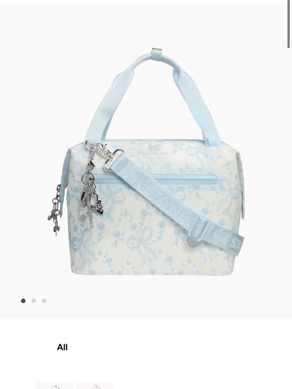 LoveShackFancy x Stanley 1913 Julienne mini cooler tote winter ice 7.4 Qt